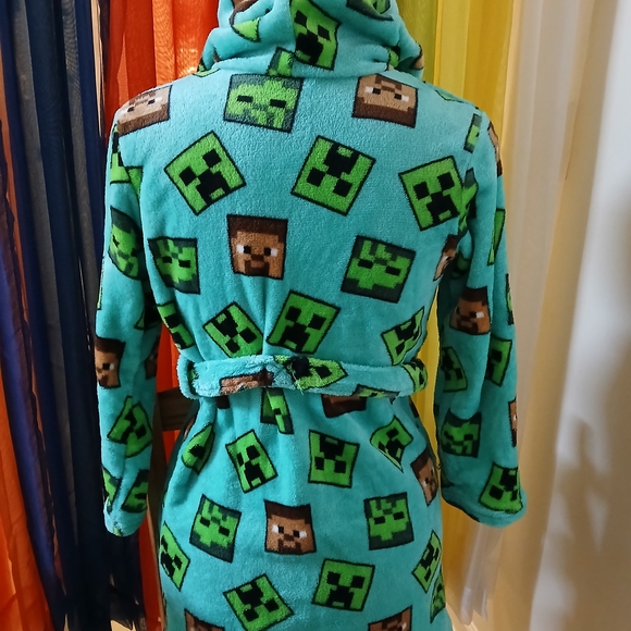 Minecraft Kids Pajama Robe - Picture 2 of 8